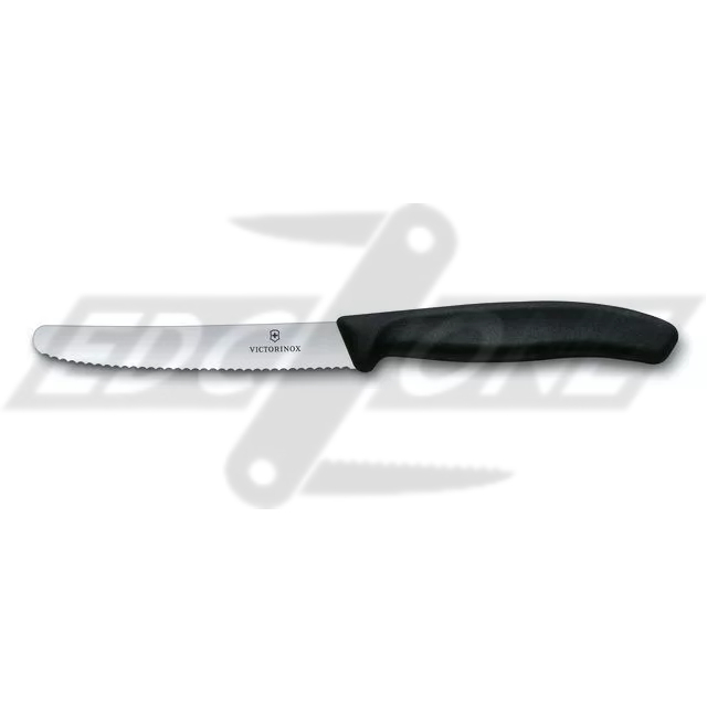Victorinox - Dao Bếp Tomato And Sausage Knives (Wavy Edge - Lưỡi răng cưa, 11cm)