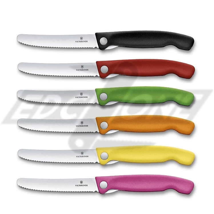 Victorinox - Dao bếp Swiss Classic Foldable Paring Knife màu nhiều màu (Lưỡi răng cưa, 11cm)