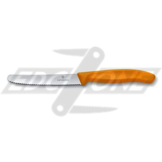 Victorinox - Dao Bếp Tomato And Sausage Knives (Wavy Edge - Lưỡi răng cưa, 11cm)