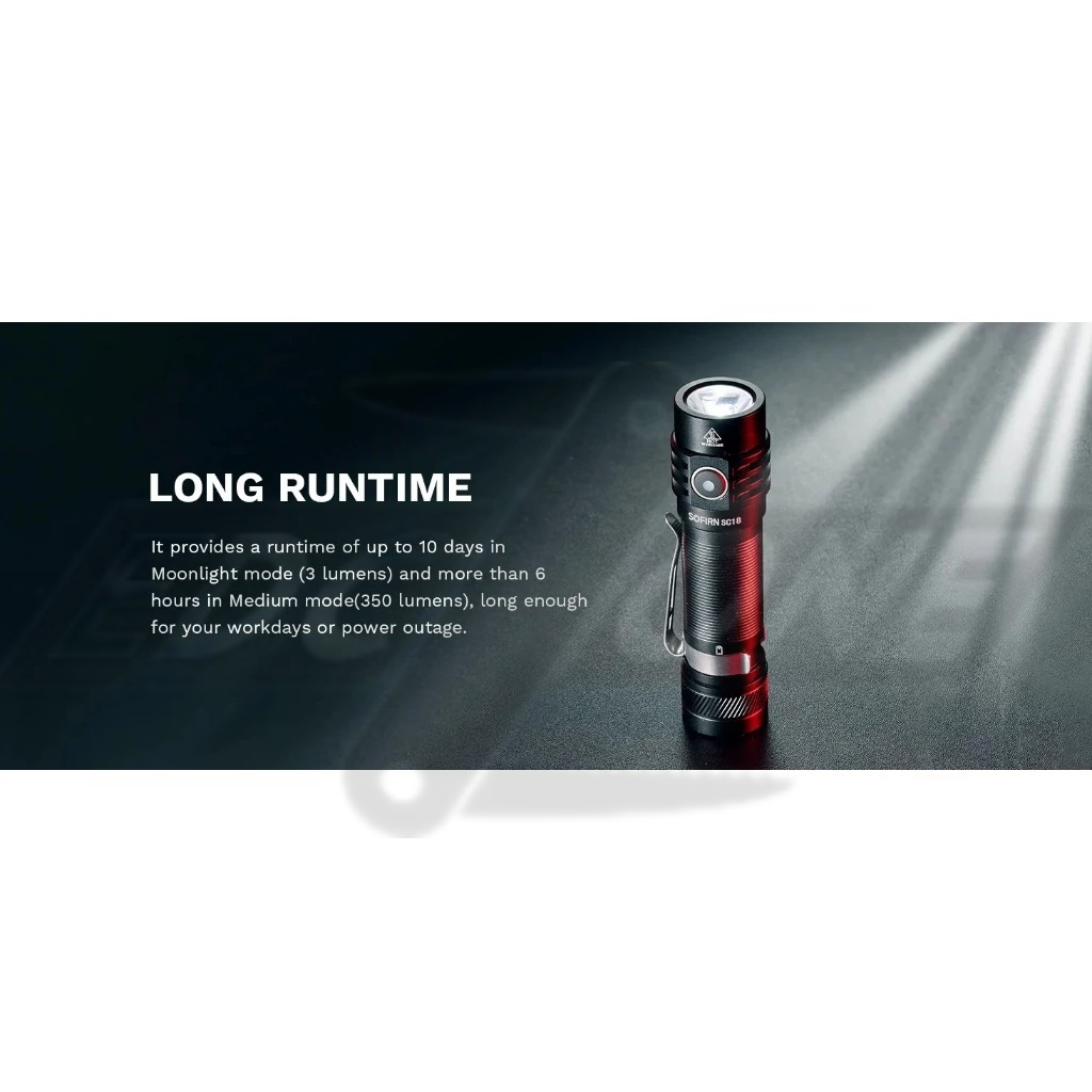 Đèn SOFIRN SC18 CHÍNH HÃNG (1800 lumens)