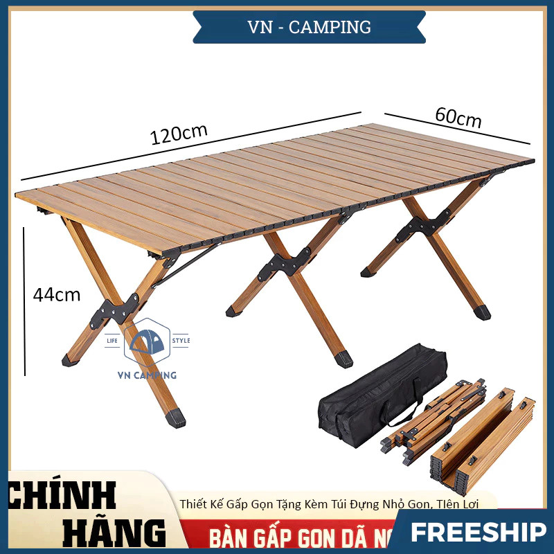 Bàn Camping Gấp Gọn Dã Ngoại: Review Chi Tiết, Có Đáng Mua Không?