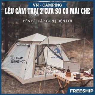 Lều Cắm Trại, lều dã ngoại tự bung 4-6 người chống nước chống tia tử ngoại KT 2m8x2m8 - Lều cắm trại du lịch