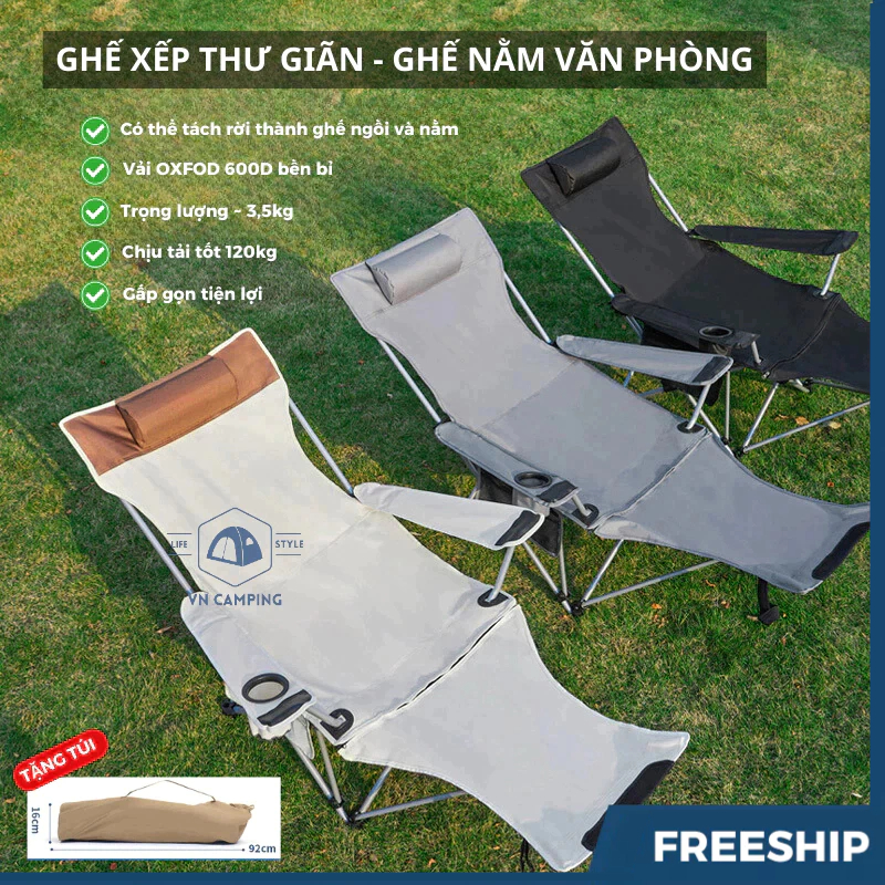 Ghế Camping Ngả Lưng Tmountain Gấp Gọn Thư Giãn Dã Ngoại Du Lịch Cao Cấp Dễ Sử Dụng | BigBuy360 - bigbuy360.vn