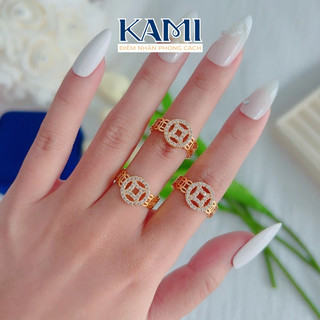 Gold-Plated Feng Shui Ring by TrangSức Kami