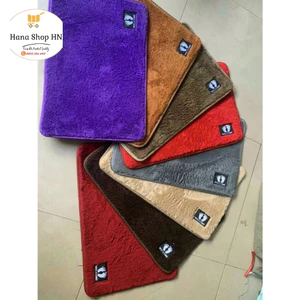 COMBO 2 Thảm lau chân nỉ siều bền, thảm chùi chân kích thước 60x40cm