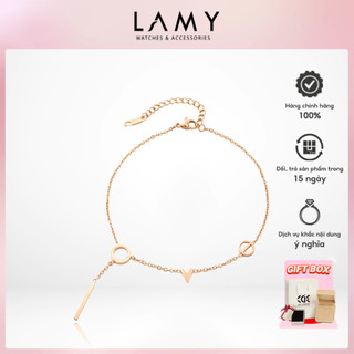 Lắc chân LAMY Love You Forever Anklet Rose Gold 9003