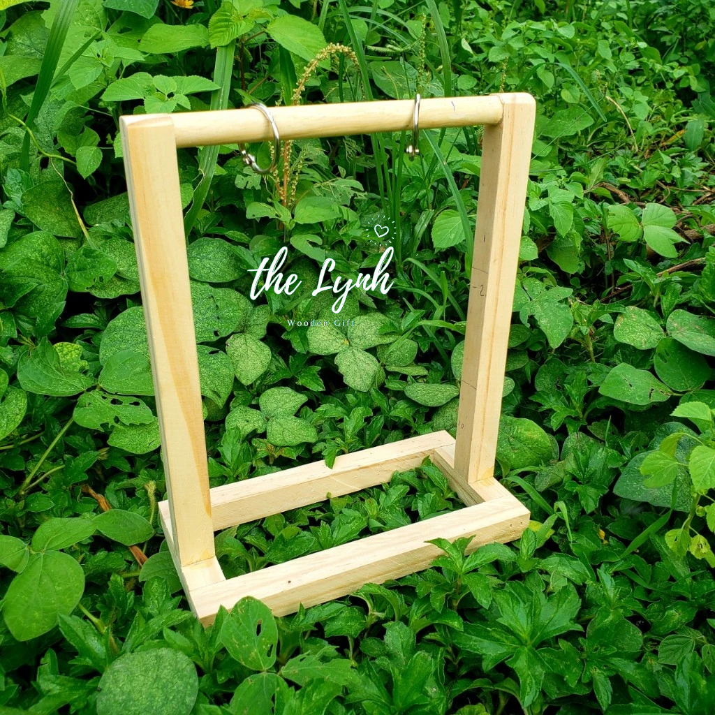 Giá Treo Gỗ Menu để bàn A5 có khoen tròn - LYNH DECOR
