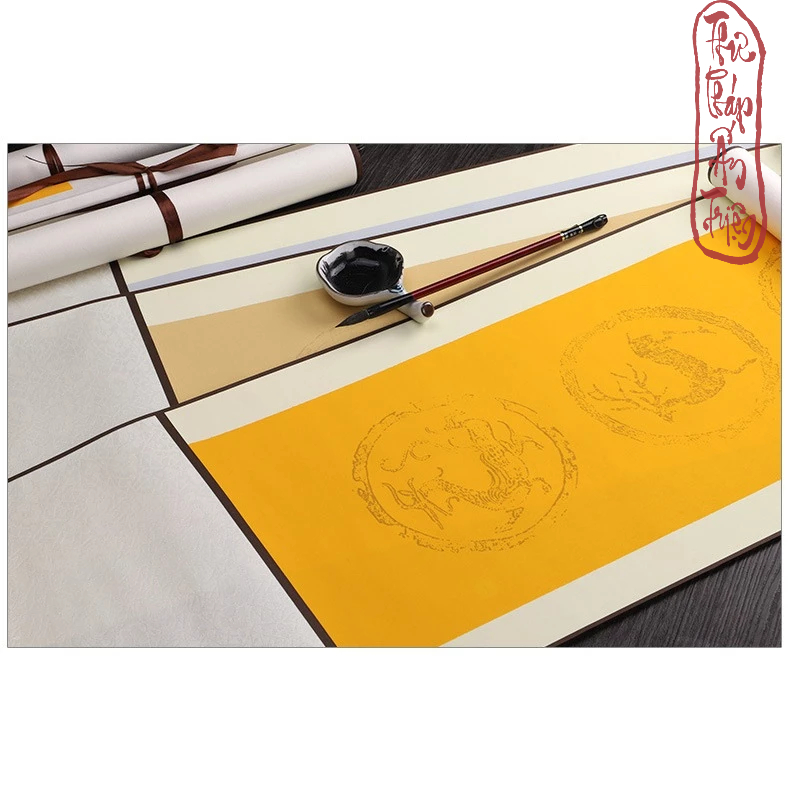 Biểu bo lụa viết câu đối 32x175cm 1 chiếc