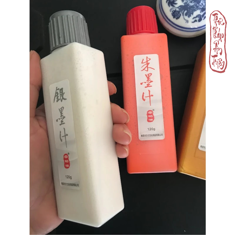 MỰC TÀU THƯ PHÁP CÁC MÀU, MỰC NHŨ VÀNG, MỰC NHŨ BẠC VIẾT THƯ PHÁP