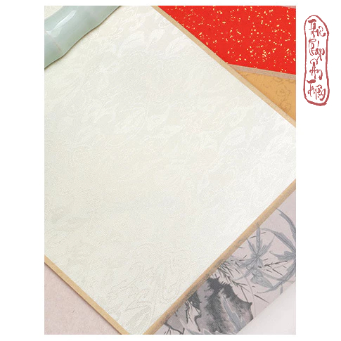 BIỂU BO LỤA THỦY MẶC TRÚC ĐIỂU NGHINH XUÂN SIZE MINI 17*110CM
