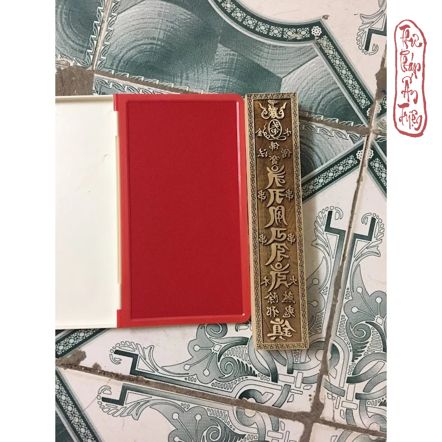 ( CÓ 3 MÀU XANH - ĐỎ - ĐEN ) KHAY MỰC - HỘP MỰC ĐÓNG DẤU ẤN 9X14CM
