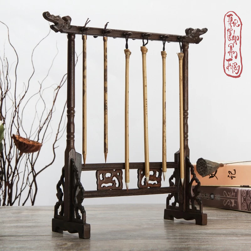 GIÁ GỖ - GIÁ TREO BÚT THƯ PHÁP KÊ SÍ MỘC