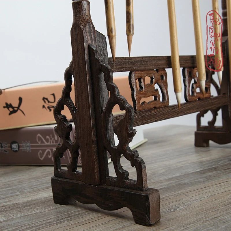 GIÁ GỖ - GIÁ TREO BÚT THƯ PHÁP KÊ SÍ MỘC