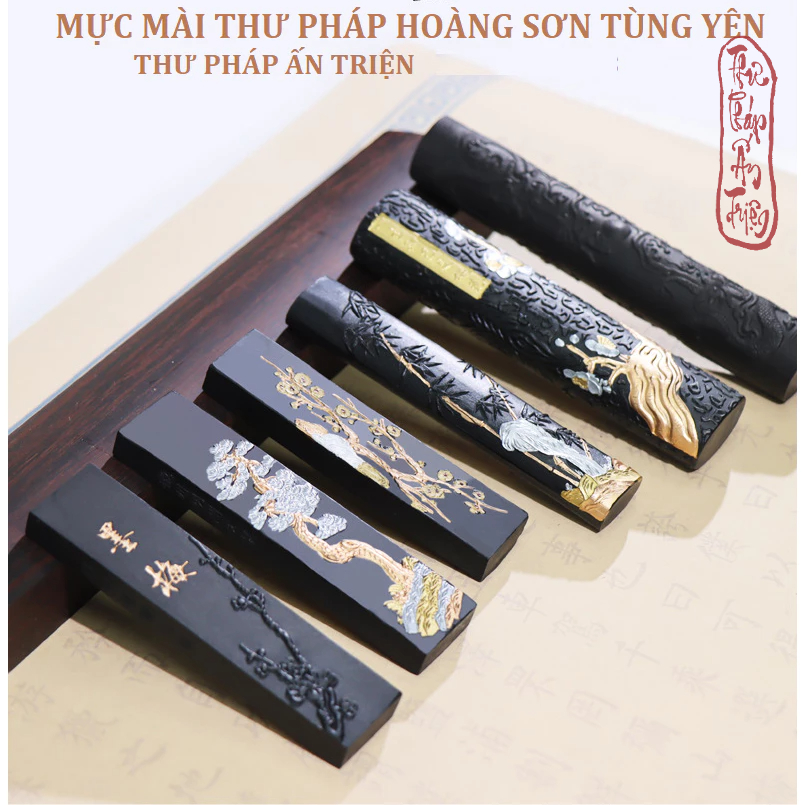 MỰC TÀU MỰC THỎI THƯ PHÁP HOÀNG SƠN TÙNG YÊN