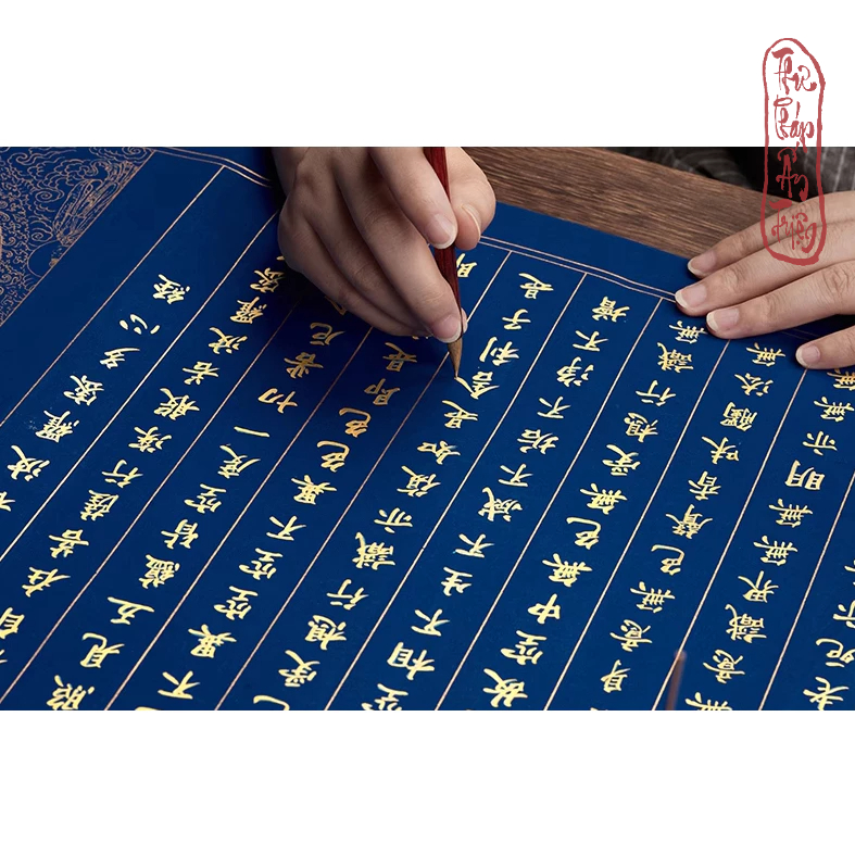 [ Tặng bút mực + tua rua ] Địa Tạng Kinh - Bát Nhã Tâm Tinh - Chú Lăng Nghiêm - Chú Đại Bi Tập chép kinh phật luyện chữ