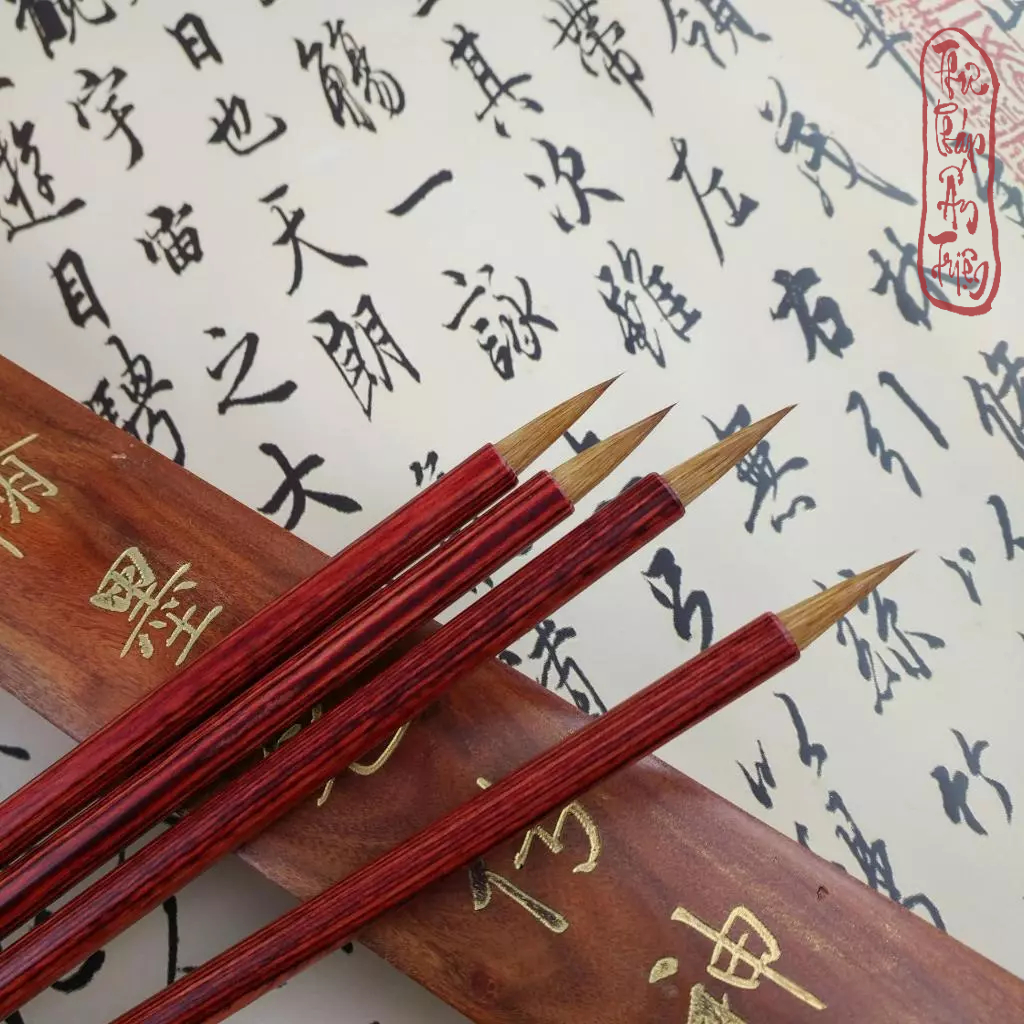 Bút Lông Thư Pháp - Hồng Đàn Tiểu Khải
