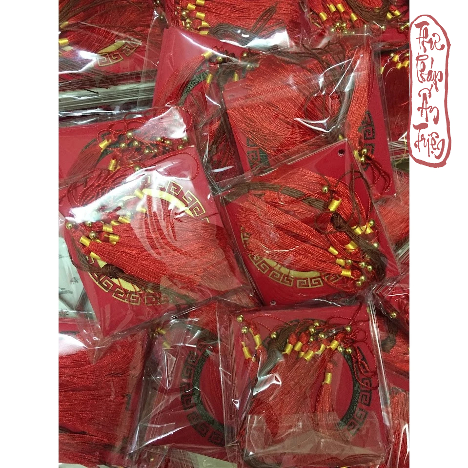 GIẤY THƯ PHÁP XẤP 5 LIỄN CỨNG MINI QUẢ TRÁM VIẾT CHỮ THƯ PHÁP TREO CÀNH MAI CÀNH ĐÀO có miễn phí vận chuyển