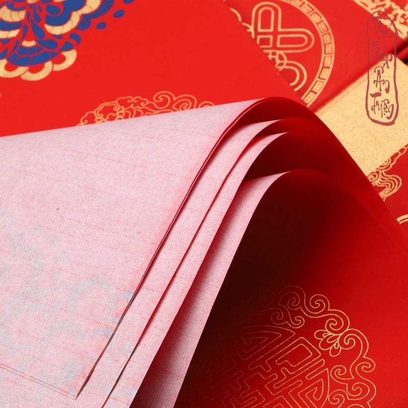 [ 3 hoặc 5 bộ ] GIẤY VIẾT CÂU ĐỐI ĐỎ - LIỄN GIẤY XUYẾN CHỈ ĐỎ VIẾT CÂU ĐỐI THƯ PHÁP