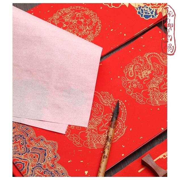 [ 3 hoặc 5 bộ ] GIẤY VIẾT CÂU ĐỐI ĐỎ - LIỄN GIẤY XUYẾN CHỈ ĐỎ VIẾT CÂU ĐỐI THƯ PHÁP