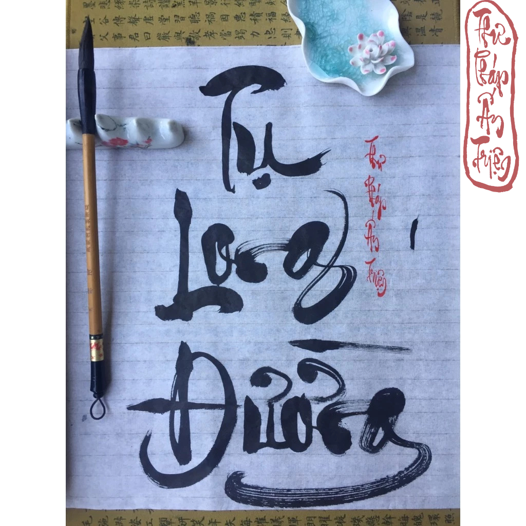 Chính Hãng Lang Hào và Dương Hào - Bút Lông Thư Pháp Tụ Long Đường