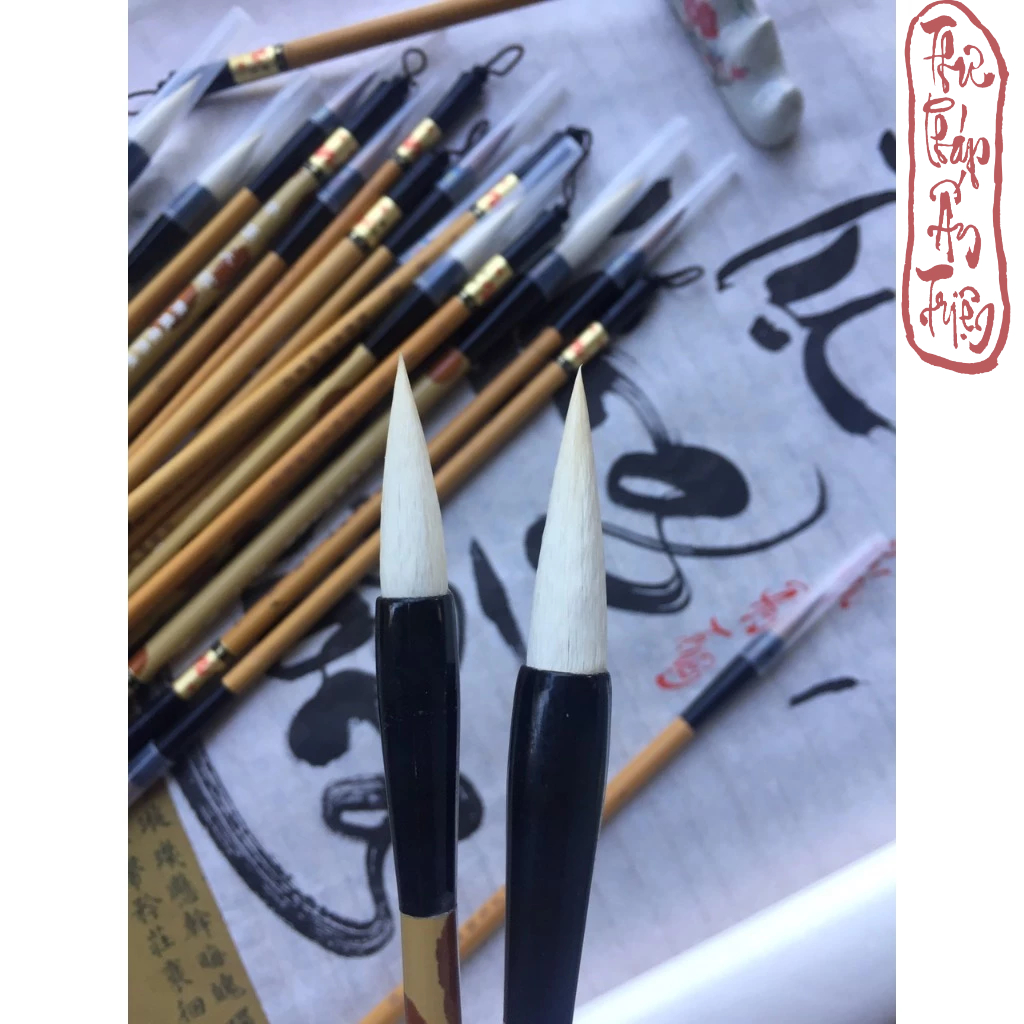 Chính Hãng Lang Hào và Dương Hào - Bút Lông Thư Pháp Tụ Long Đường