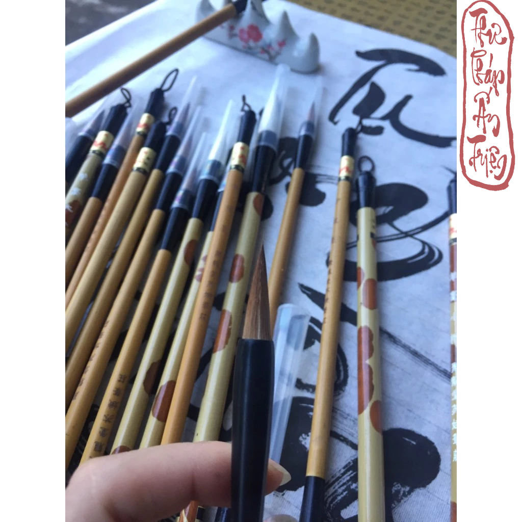 Chính Hãng Lang Hào và Dương Hào - Bút Lông Thư Pháp Tụ Long Đường