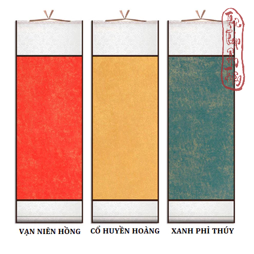 BIỂU BO LỤA LÒNG XUYẾN PHỦ NHŨ VIẾT CHỮ THƯ PHÁP NHIỀU MÀU DÀY DẶN CHẮC CHẮN