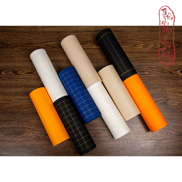 GIẤY TUYÊN CHỈ  CUỘN Giấy xuyến chỉ cuộn kẻ ô các màu luyện chữ hán thư pháp có miễn phí vận chuyển