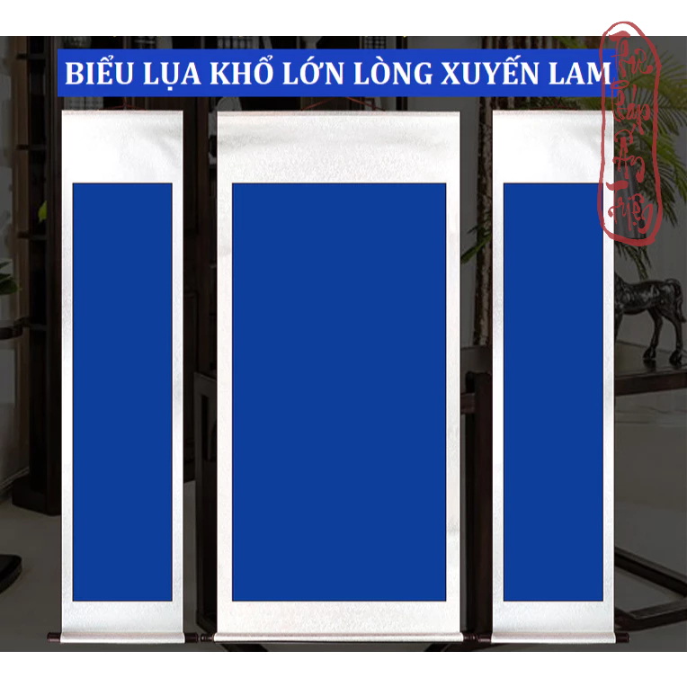 BIỂU BO LỤA LÒNG XUYẾN XANH LAM