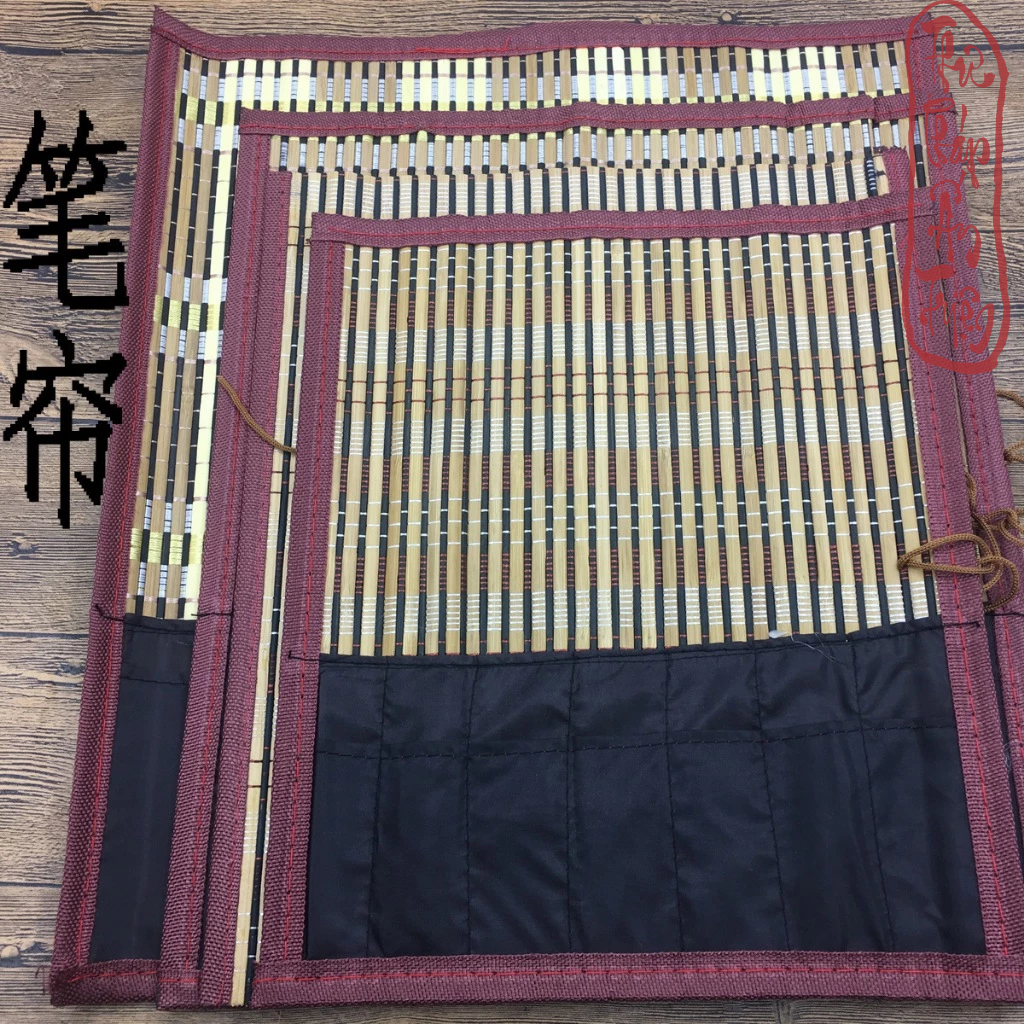 mành tre cuộn đựng bút lông [ NHIỀU KÍCH THƯỚC ] MÀNH BẢO QUẢN BÚT THƯ PHÁP có miễn phí vận chuyển có mã giảm giá