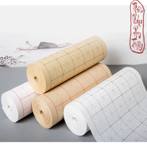 GIẤY VIẾT THƯ PHÁP GIẤY KẺ Ô MỄ CUỘN 20 MÉT - GIẤY XUYẾN CHỈ TẬP VIẾT CHỮ HÁN có miễn phí vận chuyển có mã giảm giá