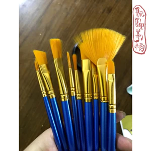 BÚT LÔNG Bộ 10 cọ vẽ màu nước, sơn dầu chuyên nghiệp sợi Artist Brush có miễn phí vận chuyển