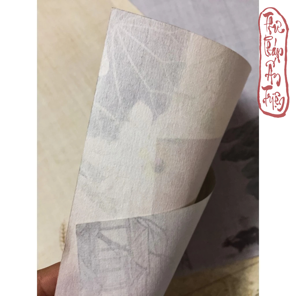 GIẤY VIẾT THƯ PHÁP [Tập 24 Tờ 24 Mẫu] Giấy Xuyến Chỉ Cổ Phong Xuân Hạ Thu Đông Viết Thư Pháp Hán Việt có vocher giảm giá