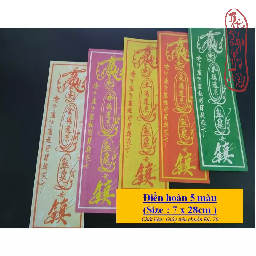 DỤNG CỤ PHÁP KHÍ [50 bộ] Điền Hoàn Long Mạch bản 5 màu và 1 màu vàng có miễn phí vận chuyển