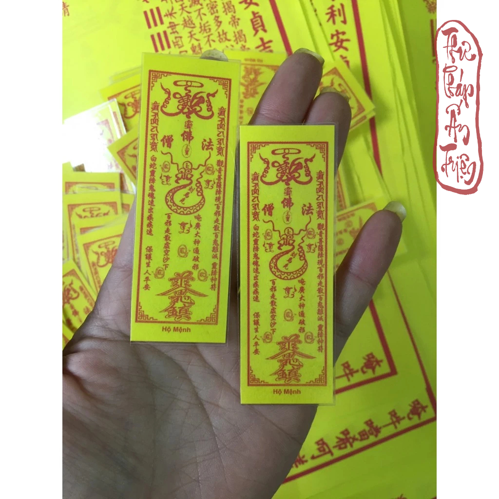 100 LÁ  CẦU TÀI, HỘ MỆNH, THÁI TUẾ,  XE BÌNH AN CỠ NHỎ CÁC LOẠI CÓ ÉP VÀ KHÔNG ÉP PLASTIC