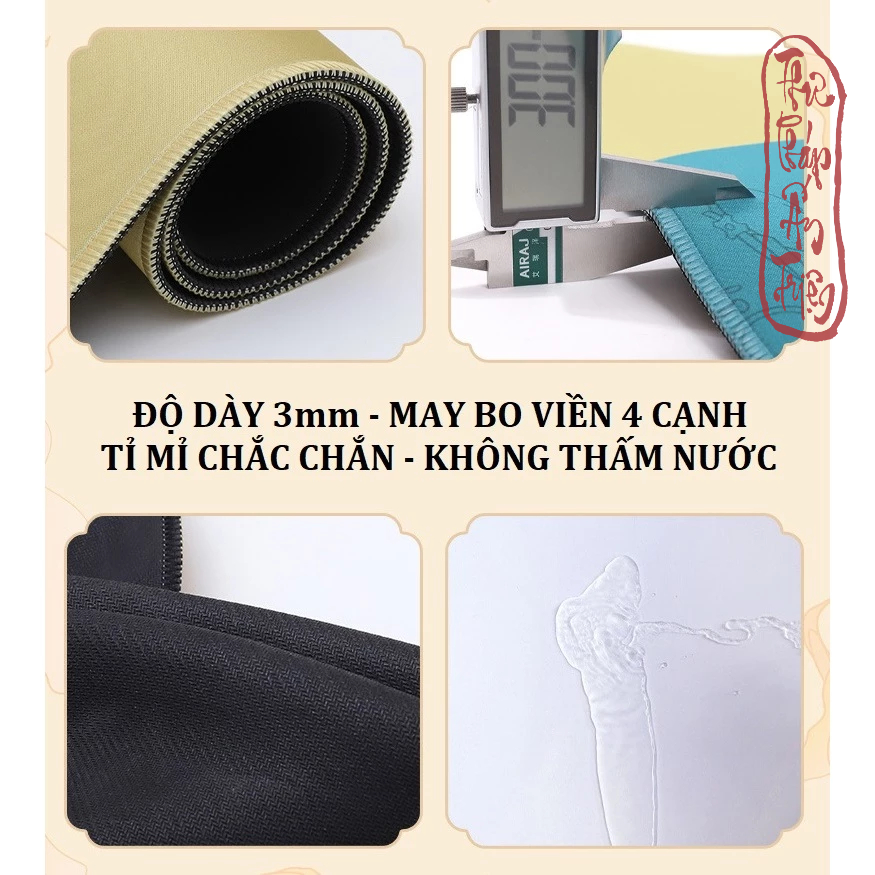 [21 MẪU] Thảm Đa Năng 30x80cm -  Lót Viết Chữ Thư Pháp - Thảm Lót Bàn Trà - Thảm Lót Chuột Vi Tính