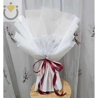 Cốt cắm hoa bó sẵn (hoa sáp) 60cm, ship hỏa tốc tp HCM