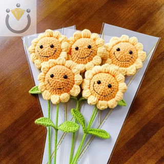 Bông hoa hướng dương len