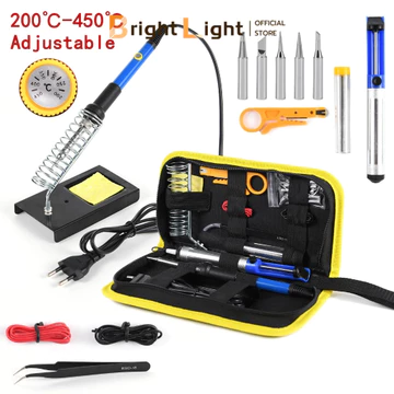 Bộ 15 mỏ hàn điều chỉnh nhiệt độ, mỏ hàn mini 60w/80w 220v và phụ kiện hàn, mỏ hàn, bộ đầu hàn, khung hàn
