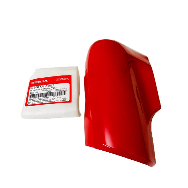 Ốp Giảm Xóc , Ốp Vai Phải Wave Zx Màu Đỏ Cờ *R263* Zin Honda