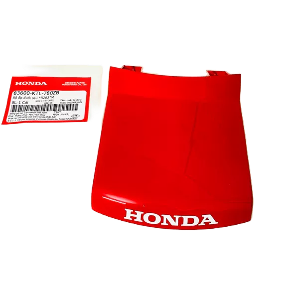 Tấm Nối , Mui Rùa Wave Zx Màu Đỏ Cờ *R263*M (Có Tem) Zin Honda