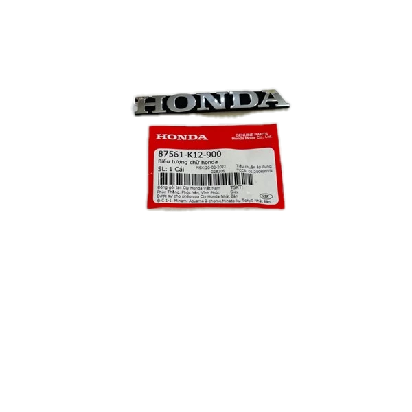 Tem Chữ nổi Honda (có sẵn băng keo) xe Lead Zin Honda - 87561K12900 ...