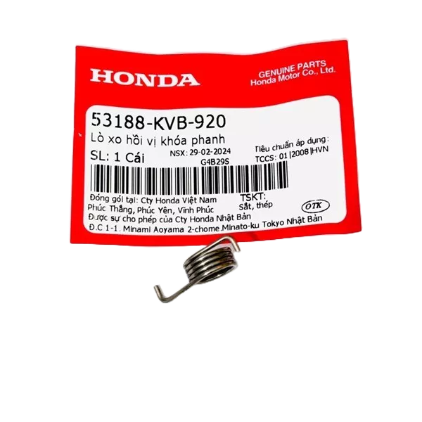 Lò xo hồi vị phanh tay Air Blade 110 / Click 110 Zin Honda