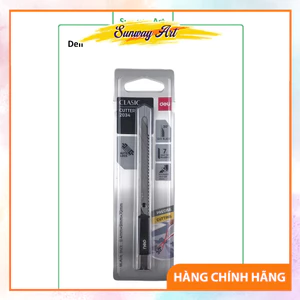 Dao rọc giấy Deli 2034 gốc nghiêng 30 độ