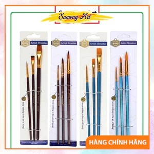 Bộ cọ vẽ 3 cây Keep Smiling