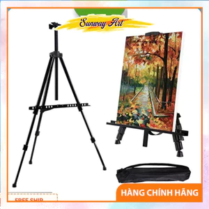 Giá Vẽ Tranh Di Động 3 Chân Bằng Sắt – Giá Kệ Treo Tranh Sơn Tĩnh Điện, Standee Chữ A