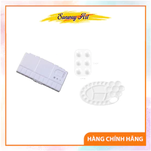 Khay đựng, pha màu vẽ - Bảng palette pha màu