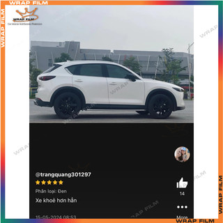 Decal dán mâm Mazda CX5 bản Luxury, deluxe 2023 2024 2025 ( Giá bao gồm 5 bánh)