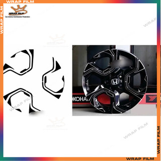Decal dán mâm CRV (5 bánh)