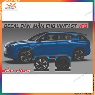 Decal dán mâm Vinfast VF9 Plus (5 bánh) 3 lớp